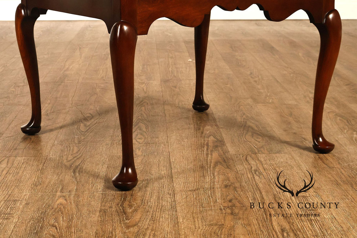 Statton Trutype Americana Cherry Queen Anne End Table