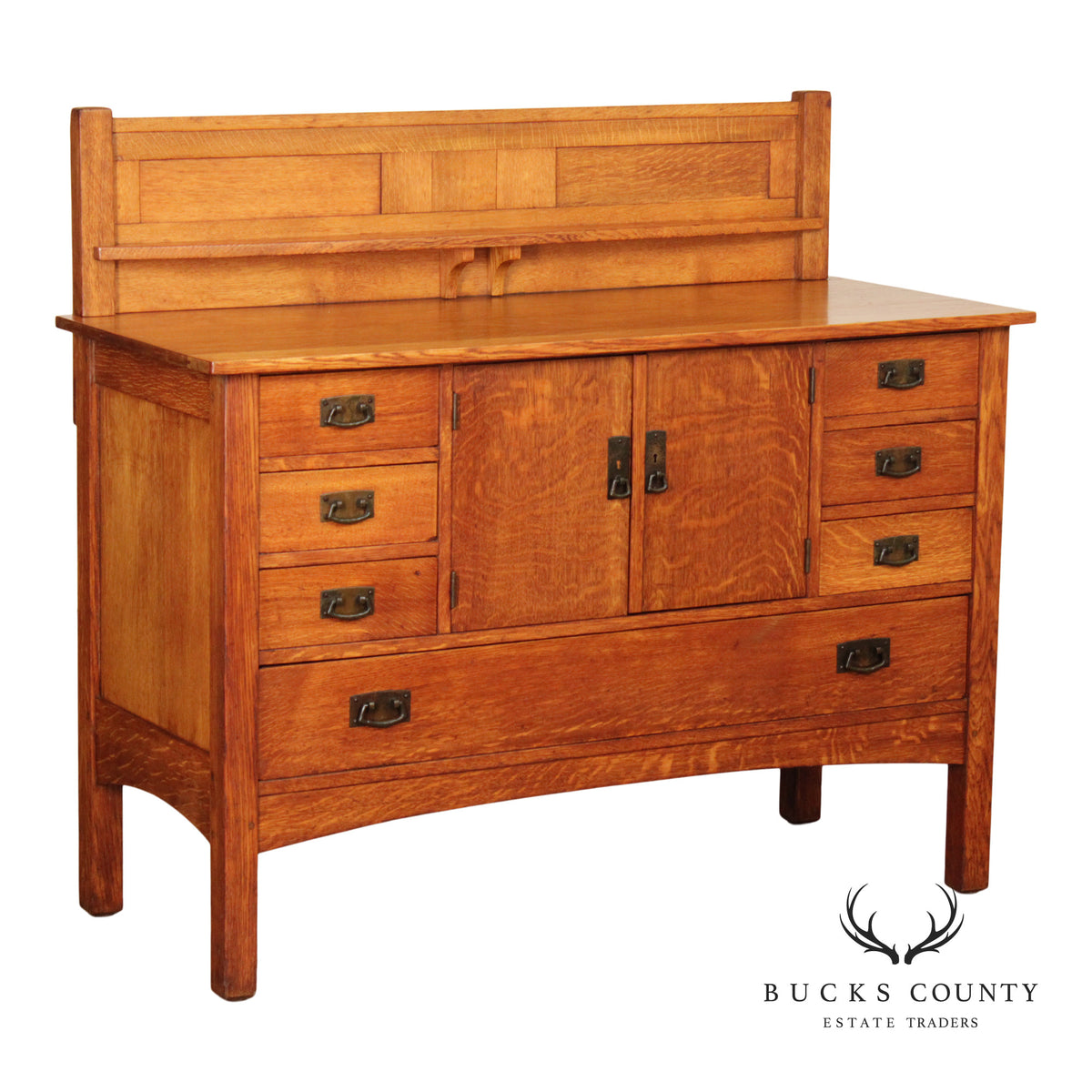 L. & J.G. Stickley Antique Mission Oak Sideboard