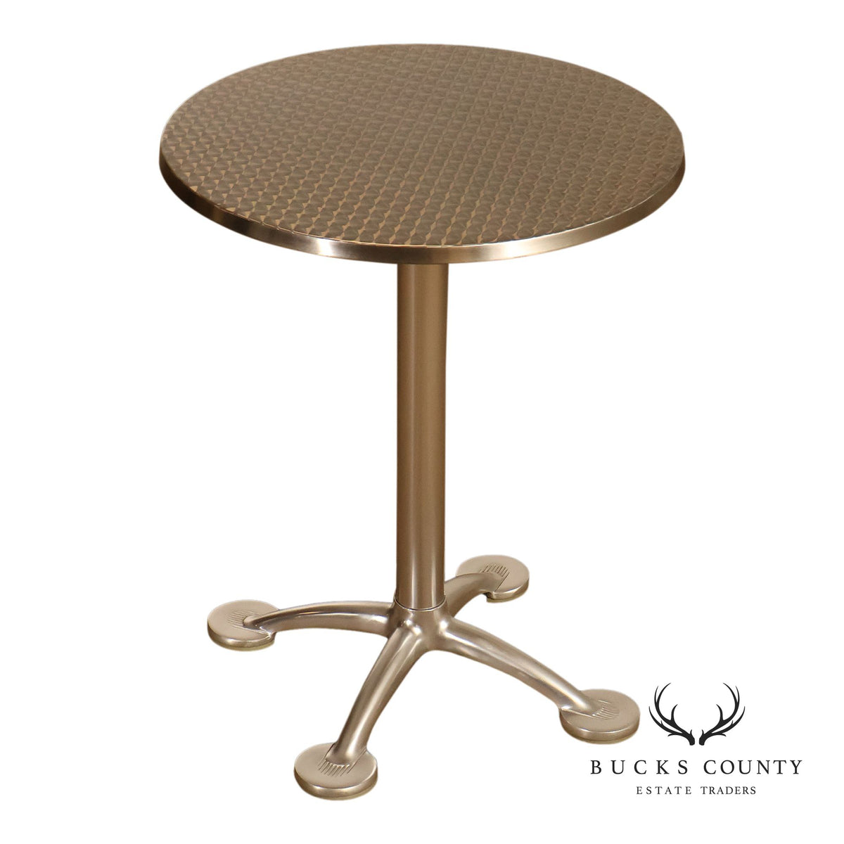 Knoll Polished Aluminum 'Amat 3' Side Table