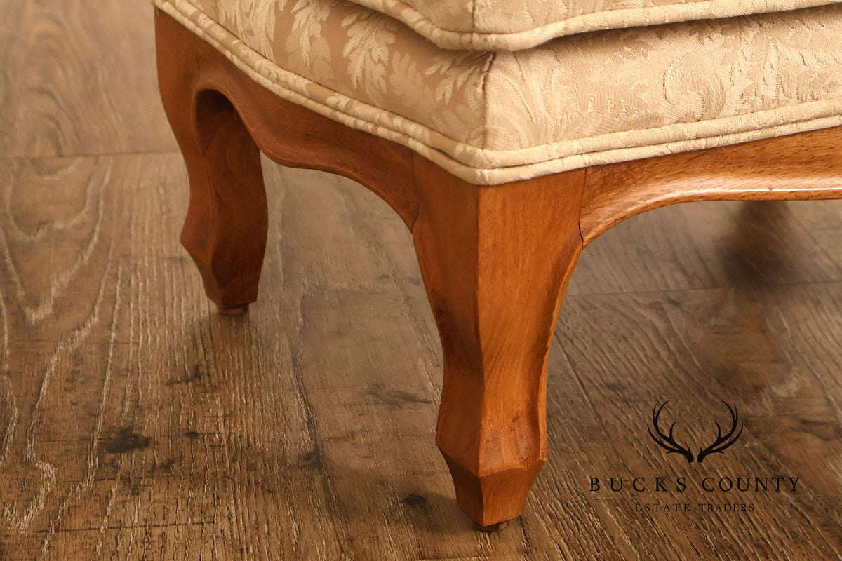 Ethan Allen French Country Style Small Foot Stool