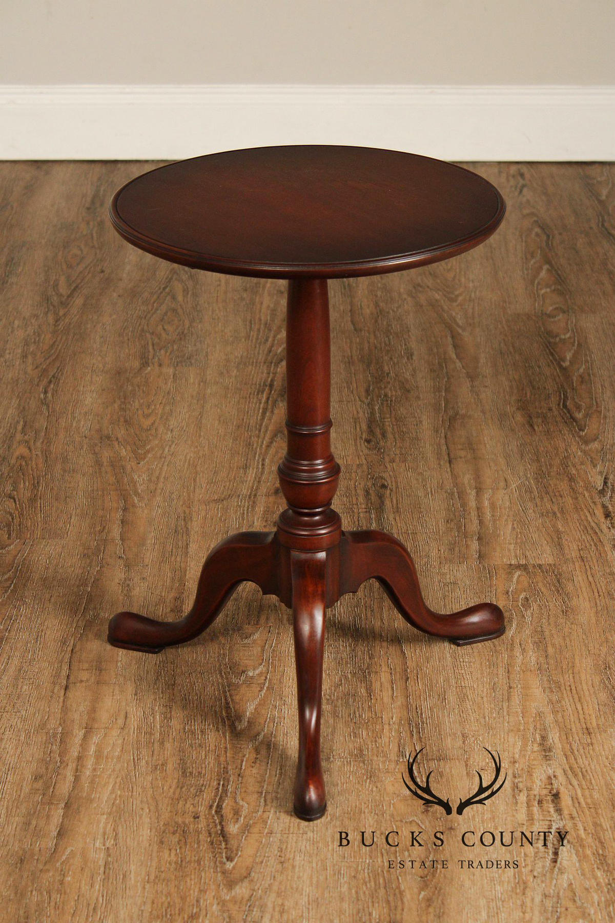 Robert Whitley Queen Anne Style Cherry Candle Stand