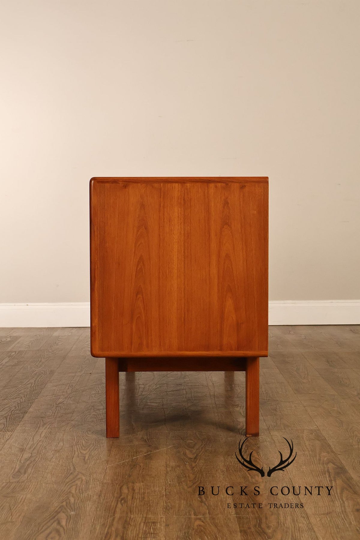 Danish Modern Teak Credenza By H.P. Hansen