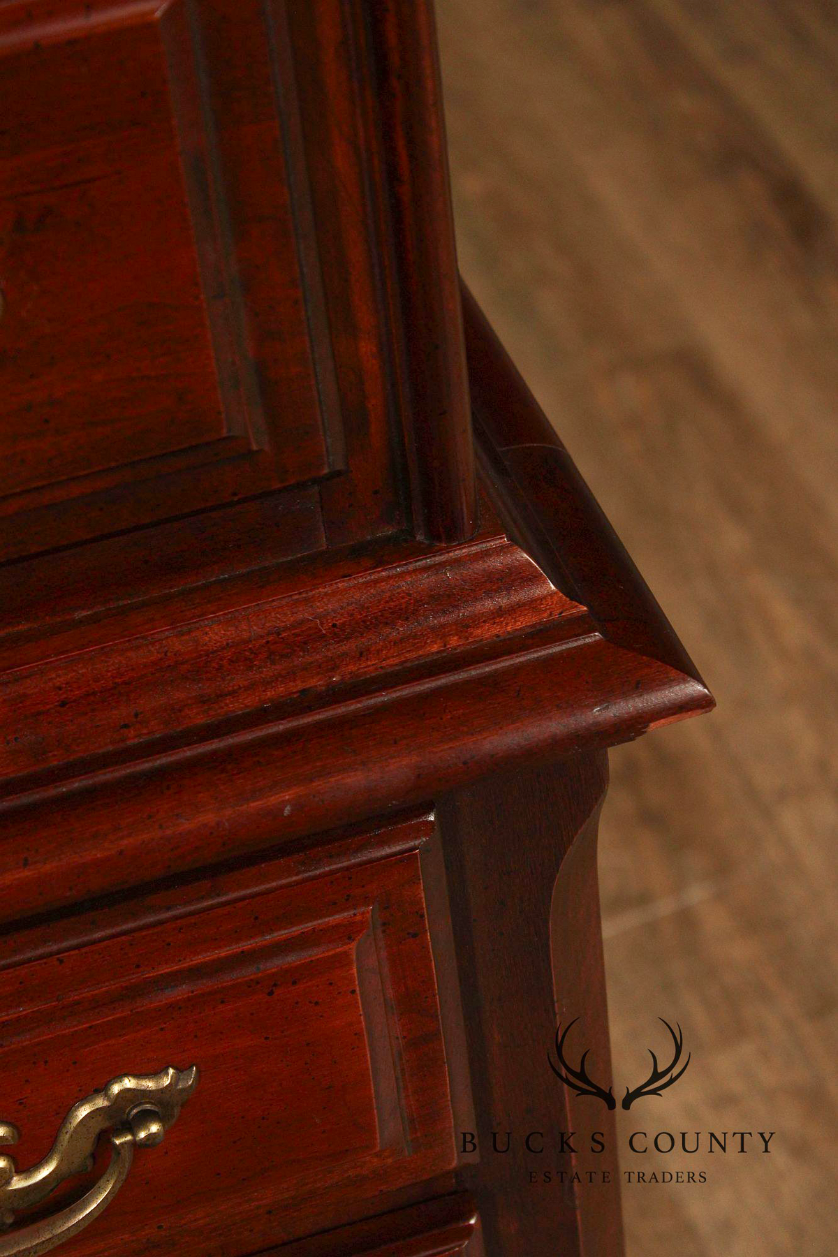 Queen Anne Style Mahogany Highboy Chest