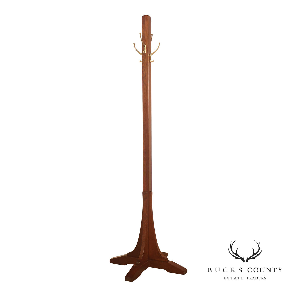 Stickley Mission Oak Hall Tree Coat Rack