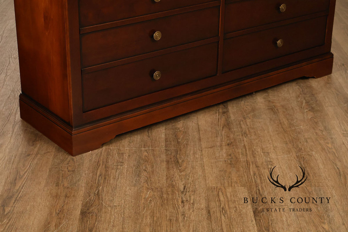 Grange French Louis Philippe Style Cherry Double Dresser