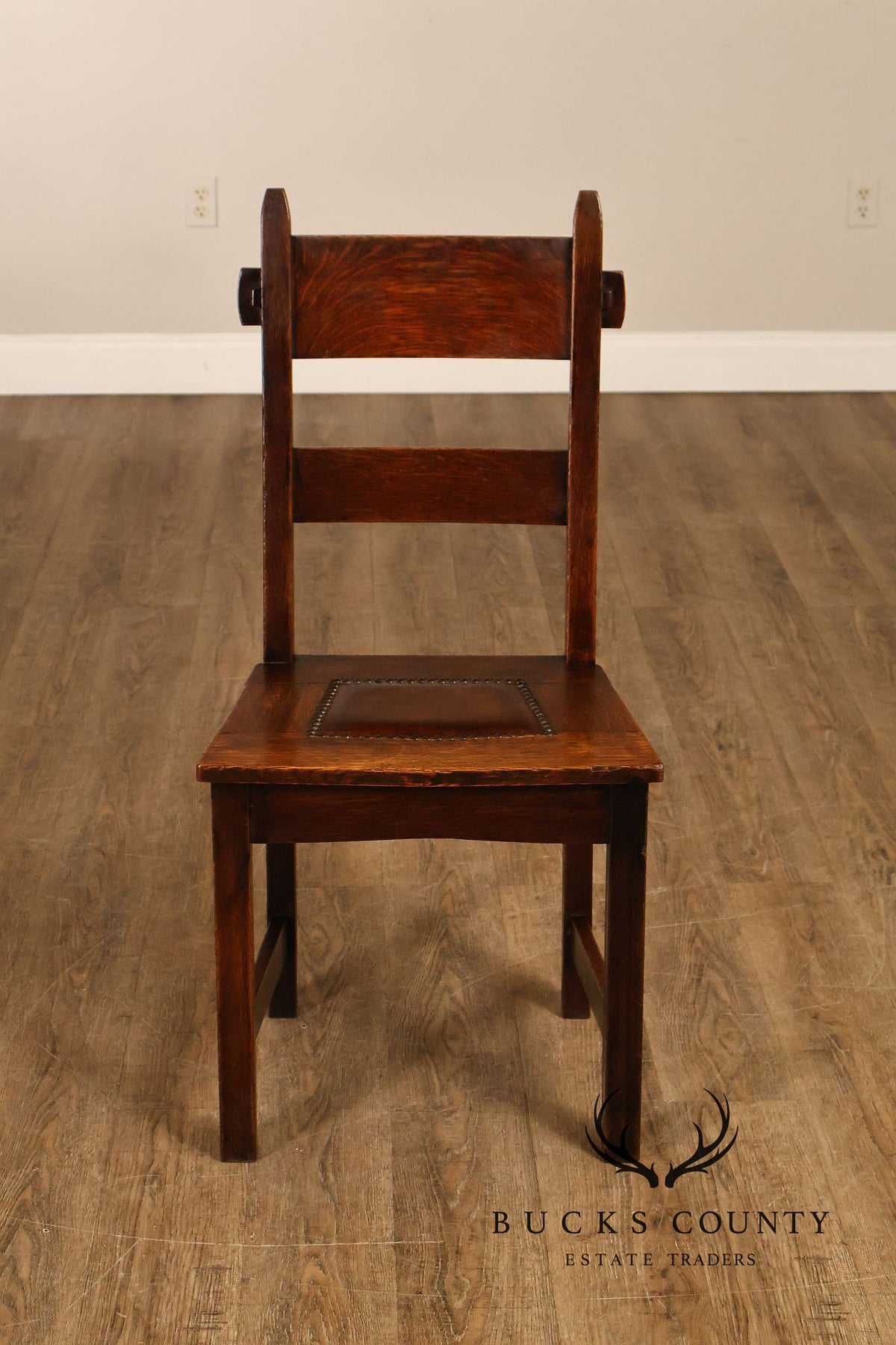 Gustav Stickley Antique Rabbit Ear #1291 Dining Chair