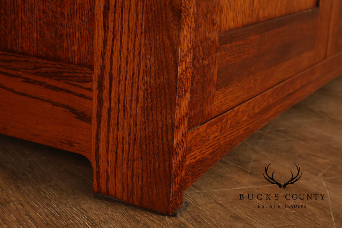 Michaels For Restoration Hardware Arts & Crafts Mission Oak Entertainment Armoire