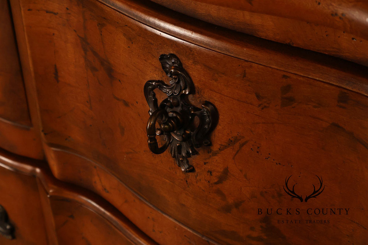 Century Furniture French Provincial Style Marble Top Chest