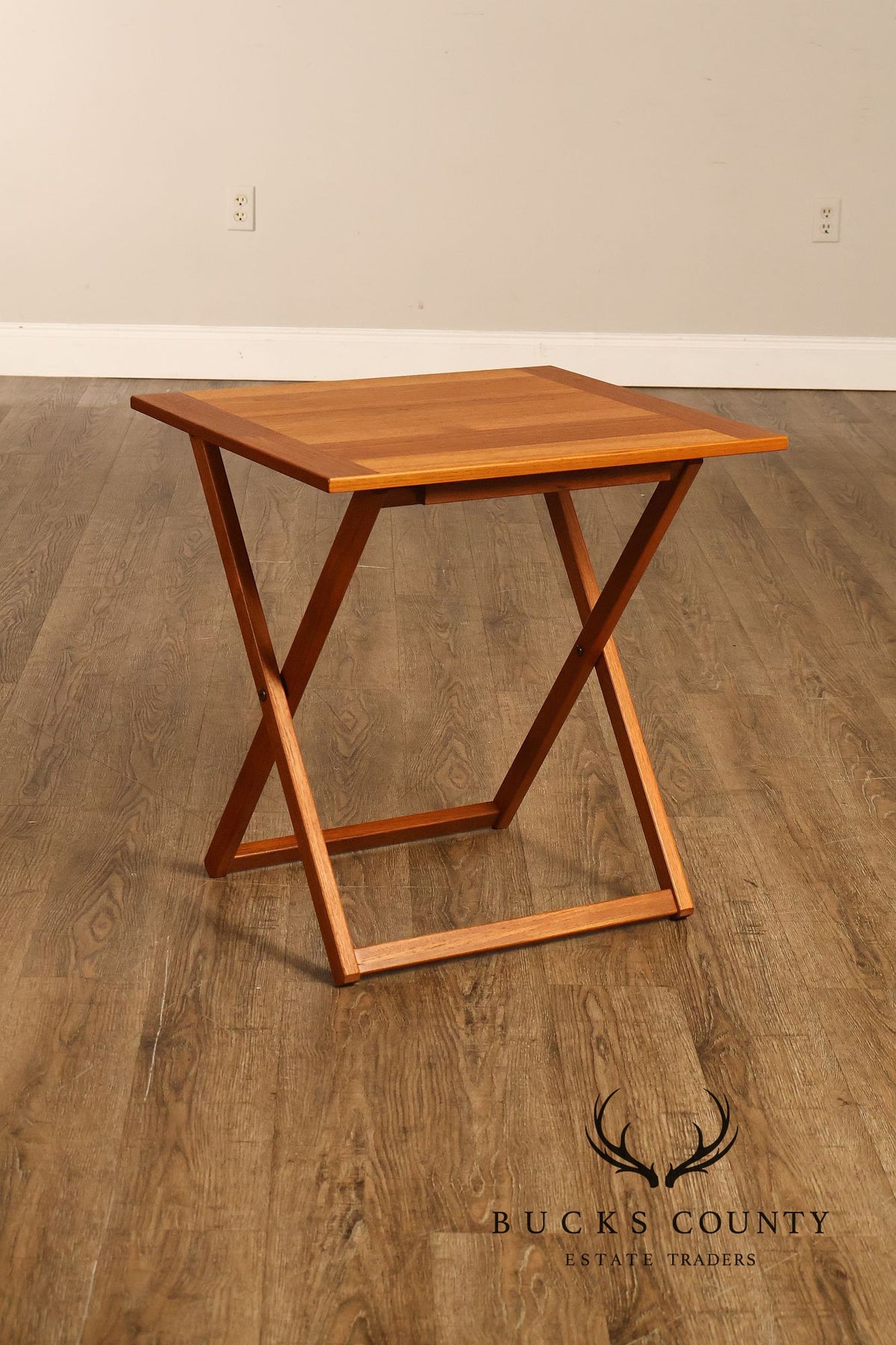 Ansager Møbler Danish Modern Set of Three Teak Tray Tables