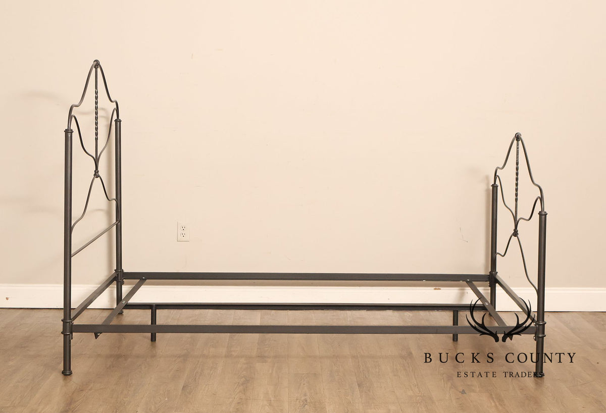 Charles P. Rogers Benicia Foundry & Iron Works Provence Wrought Iron Queen Bedframe