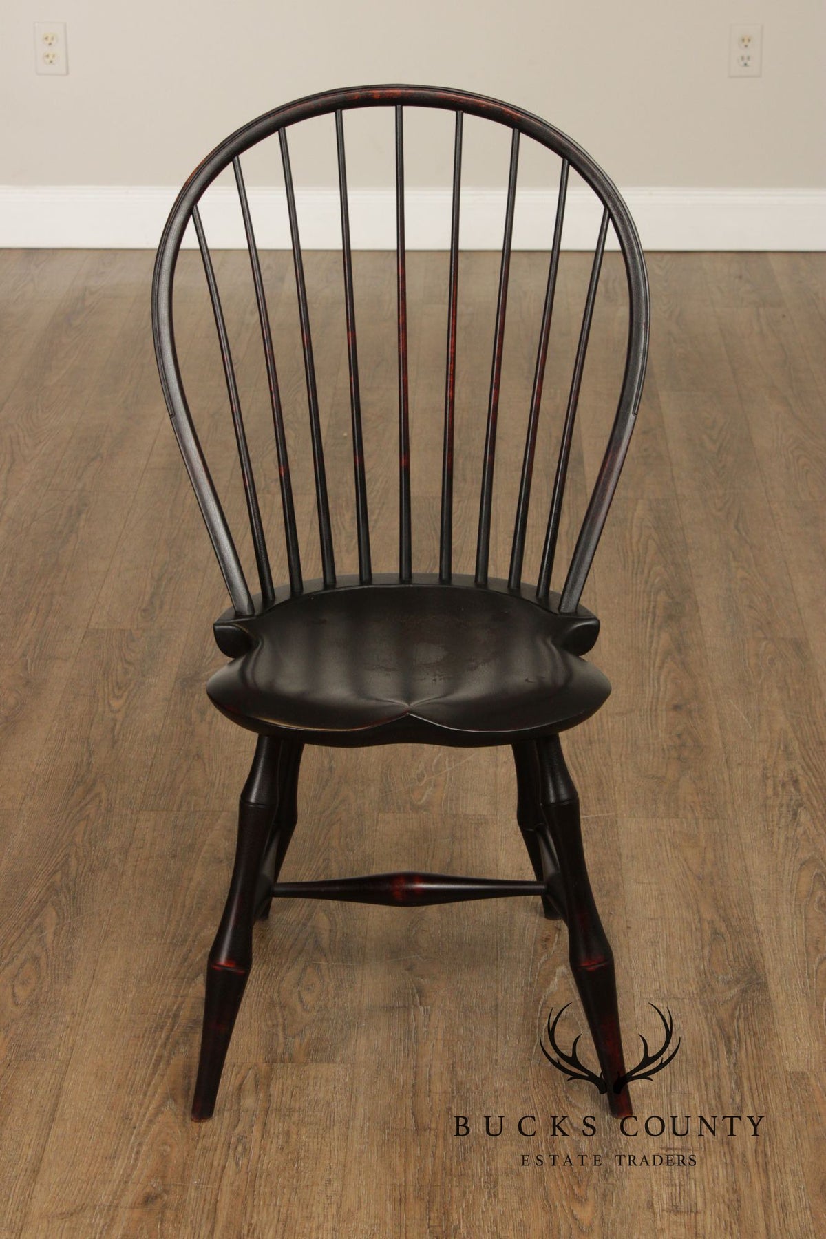 D.R. Dimes Ebonized Windsor Chair