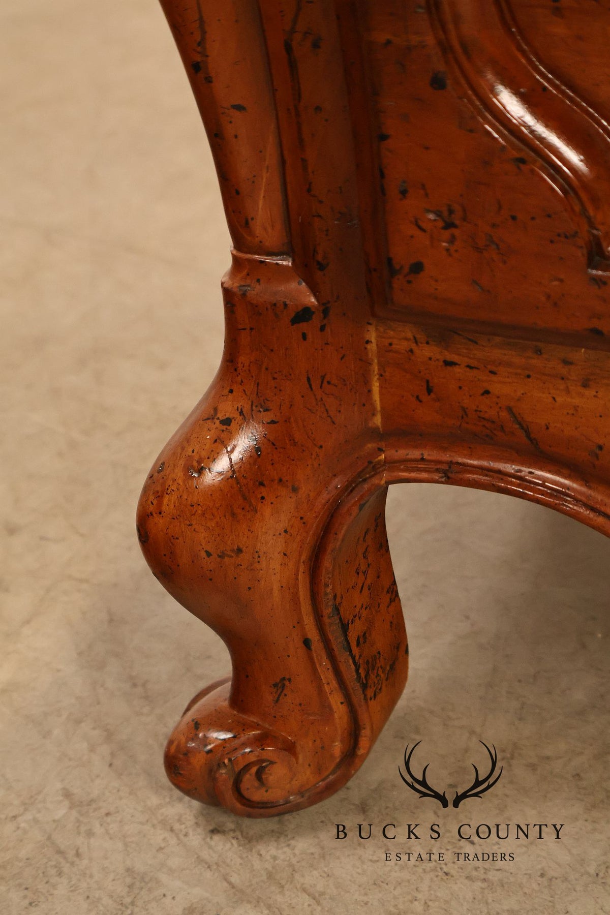 Baker Milling Road Pair Of French Country Nightstands Bombe Chests