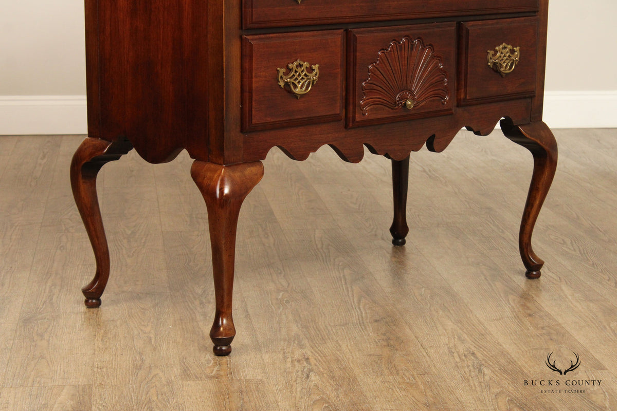 American Drew Queen Anne Style Cherry Highboy Chest