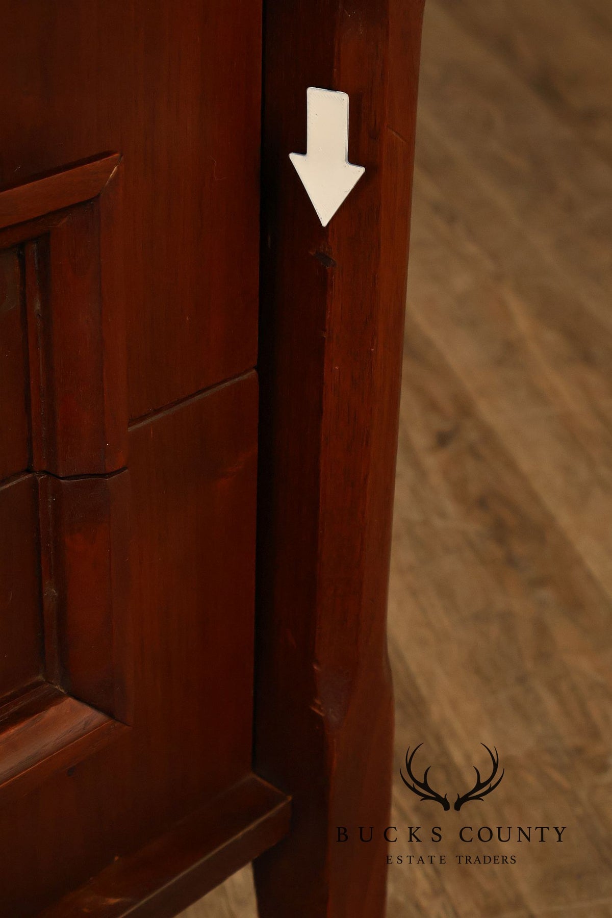 United Furniture 'Tiki' Brutalist Sculpted Walnut Tall Chest