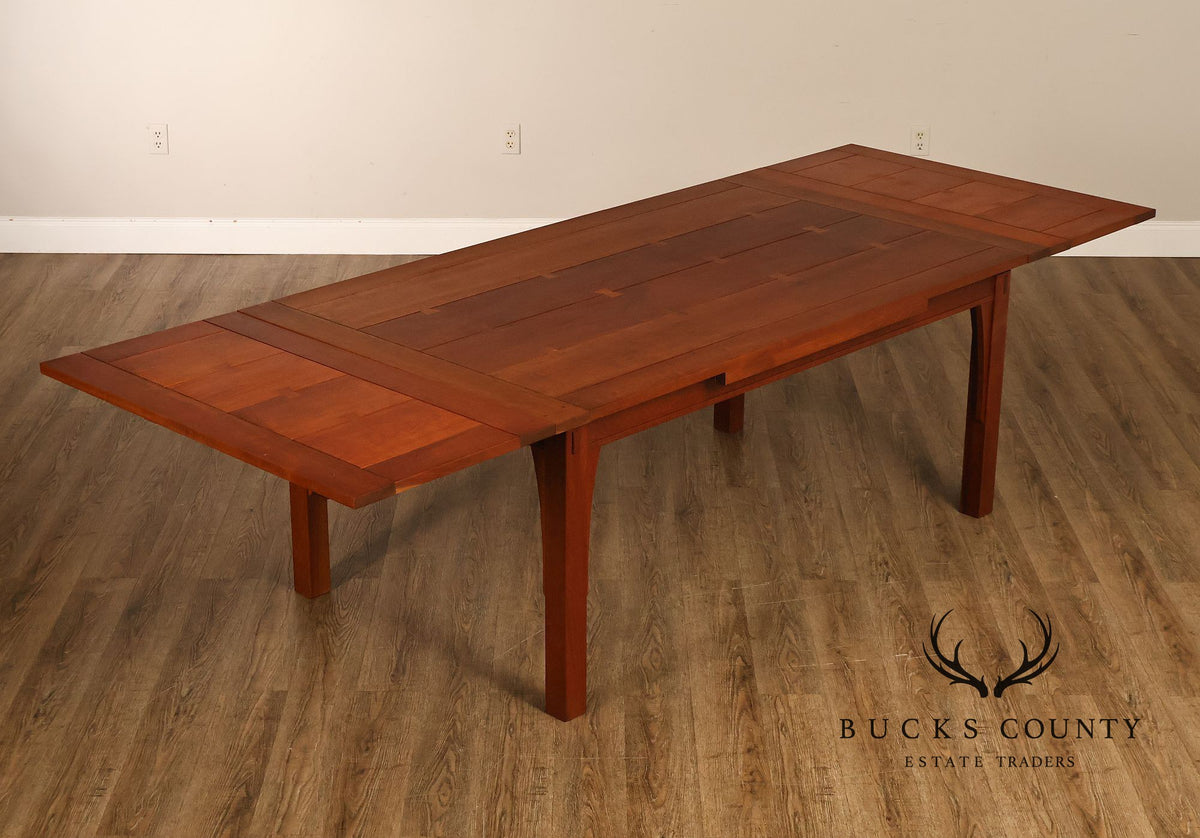 Stickley Mission Collection Cherry Draw Top Extension Dining Table