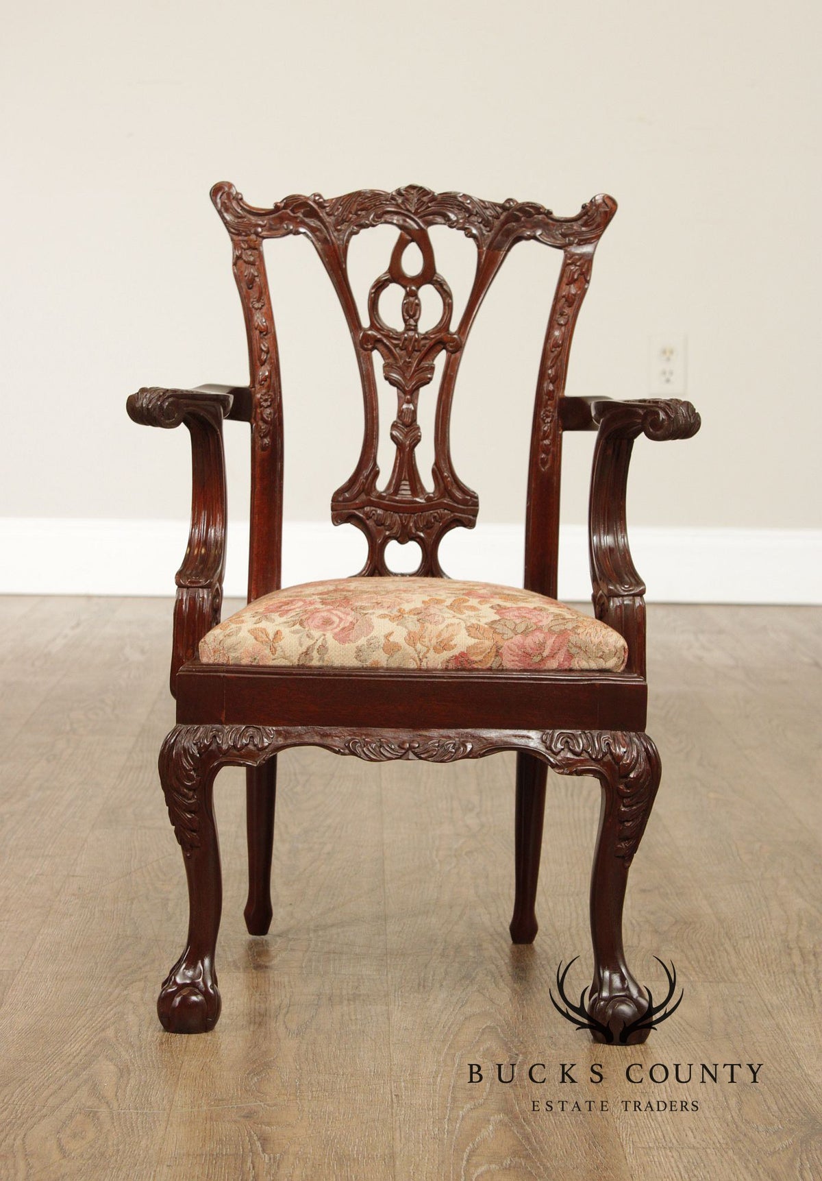 Georgian Style Mahogany Child's Armchair