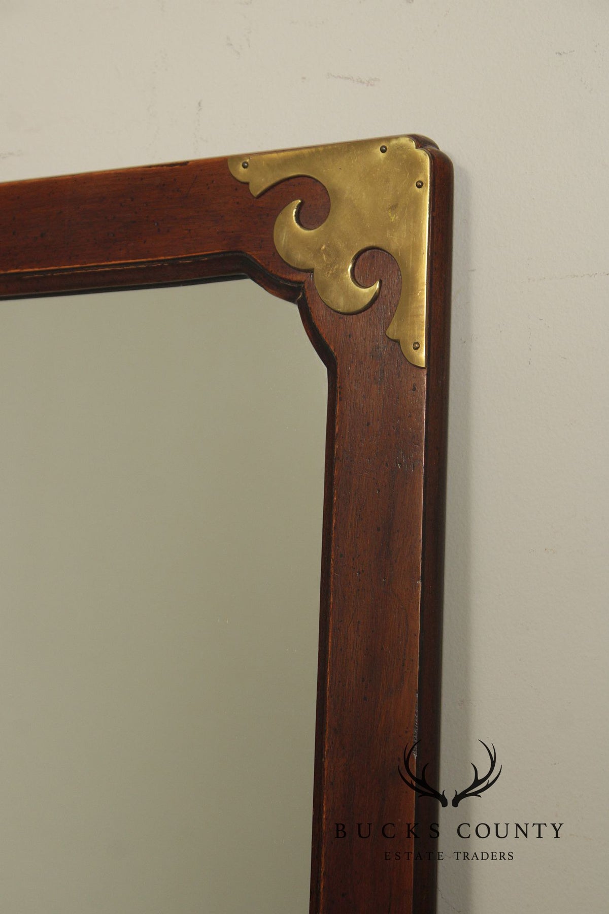Henredon Chinoiserie Mahogany Wall Mirror