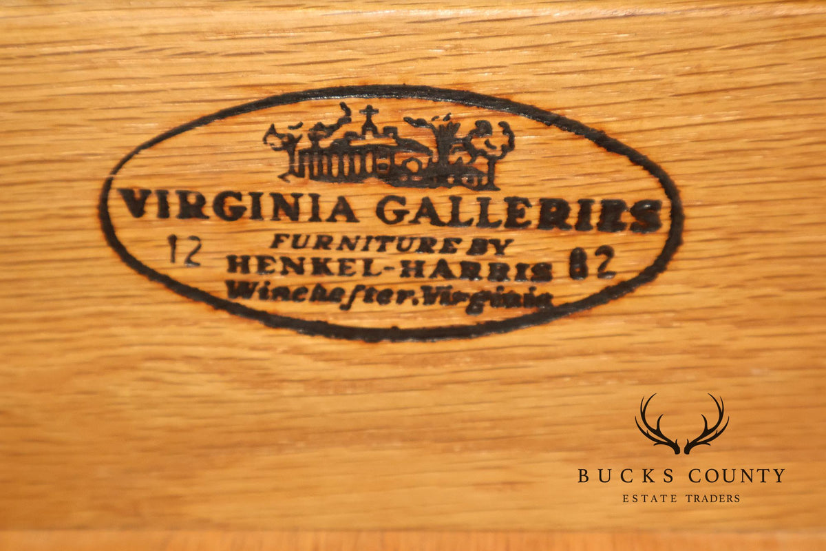 Henkel Harris Virginia Galleries Cherry 9 Drawer Dresser