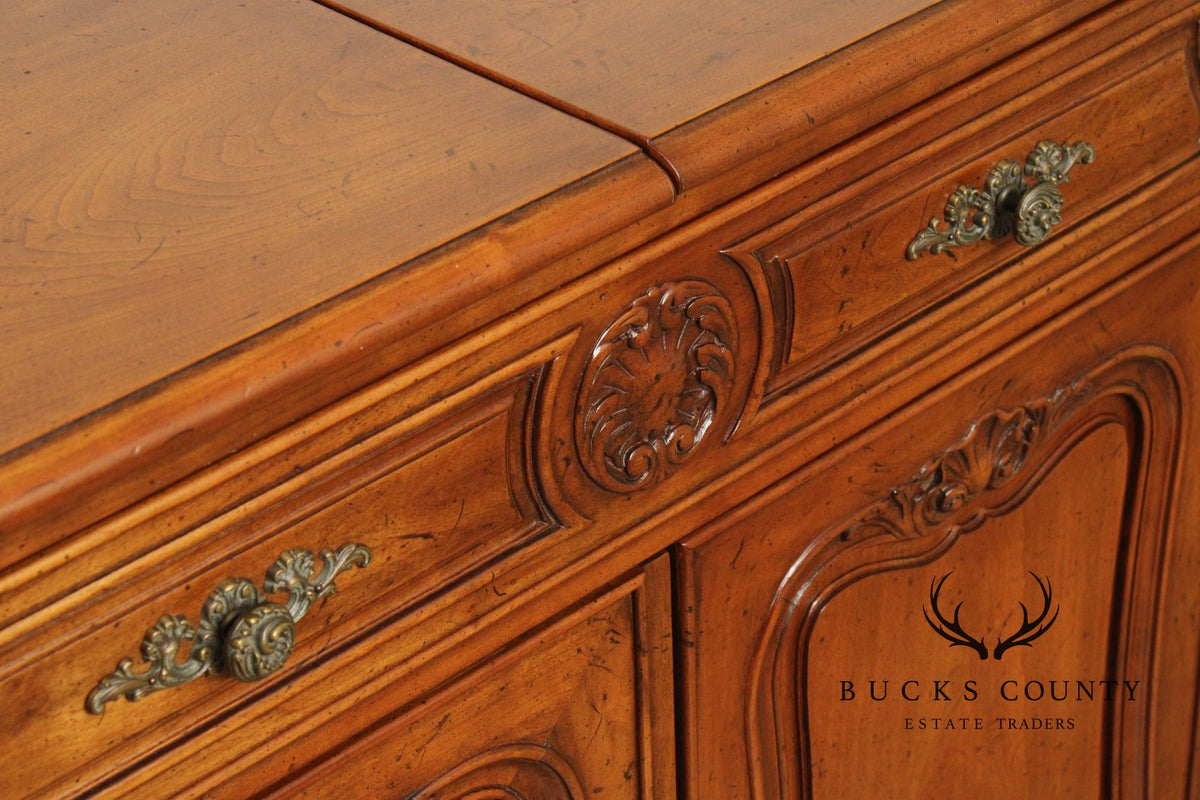 Henredon French Provincial Style Flip Top Server