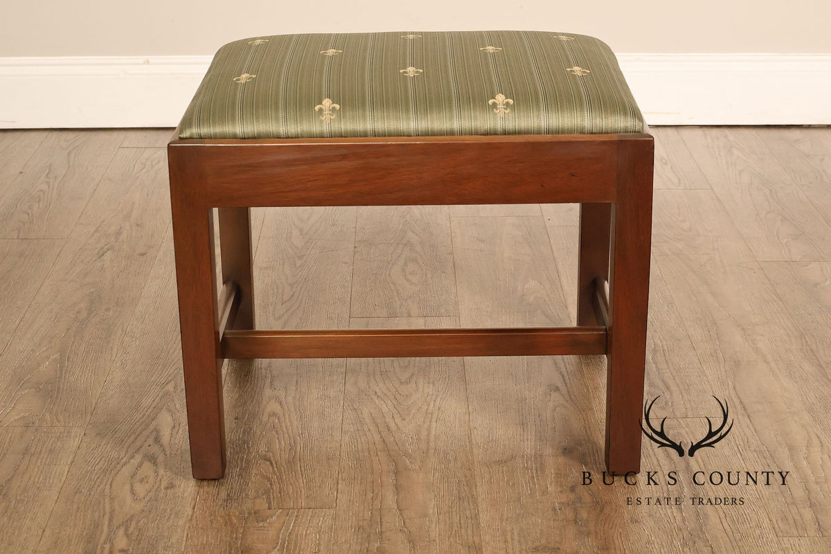 Kittinger Williamsburg Adaptation Mahogany Footstool
