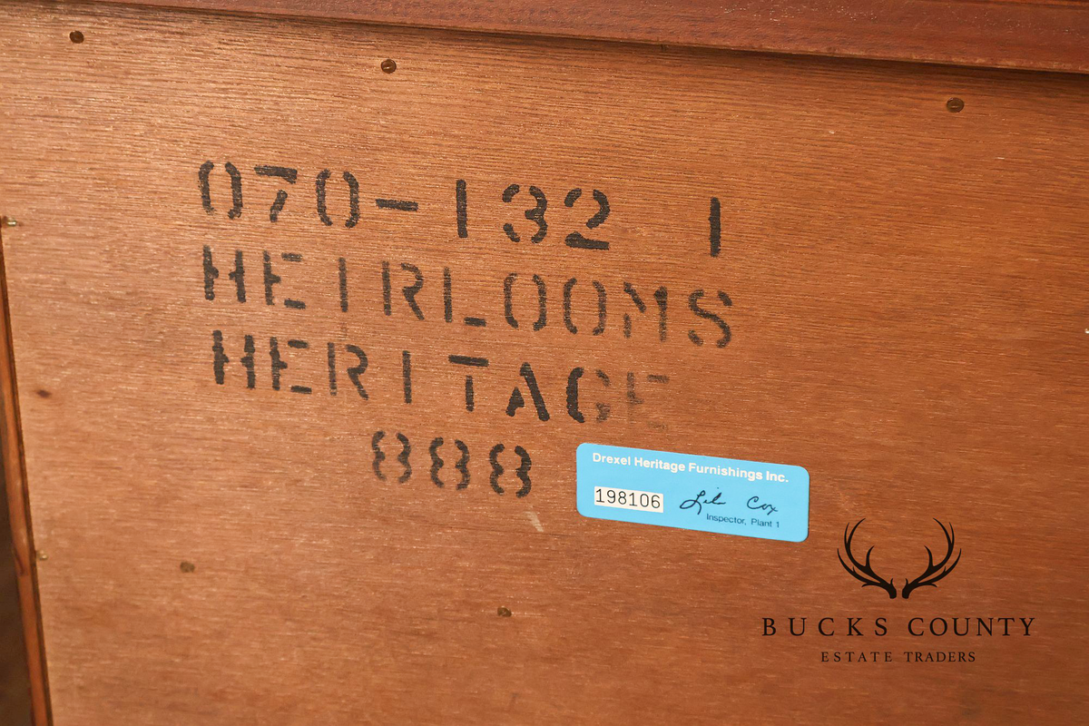 Drexel Heritage Georgian Style Mahogany Twelve-Drawer Dresser