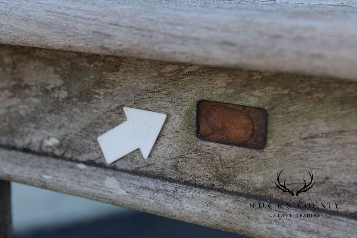 Gloster Pair of Teak Outdoor End Tables