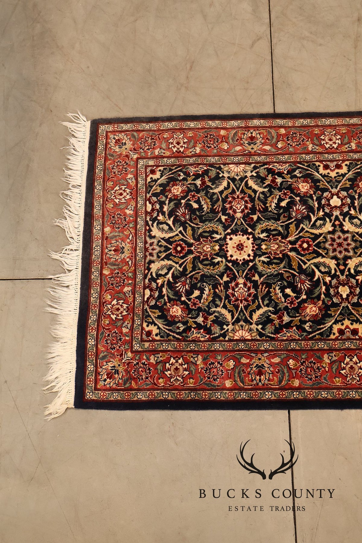 Persian Kashan Style Hand Tied Rug — 31" x 55"