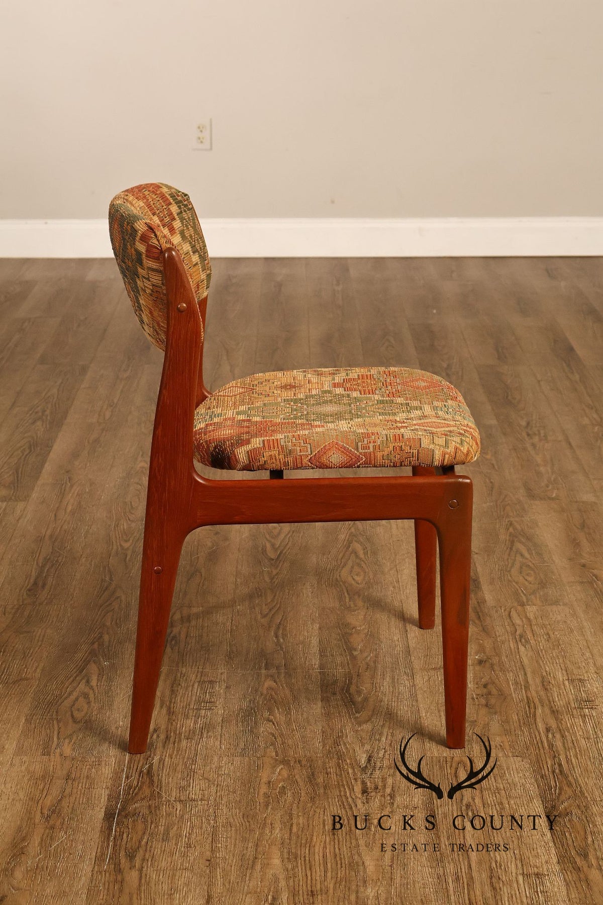 Erik Buch Danish Modern Set of Four Teak Dining Chairs