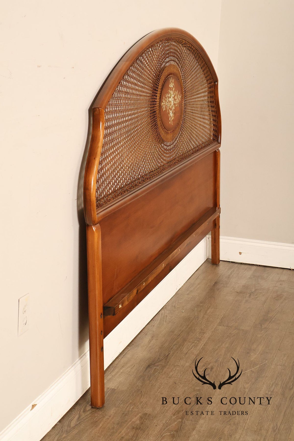 Medea 'Raggio Di Sole' Caned Queen Headboard