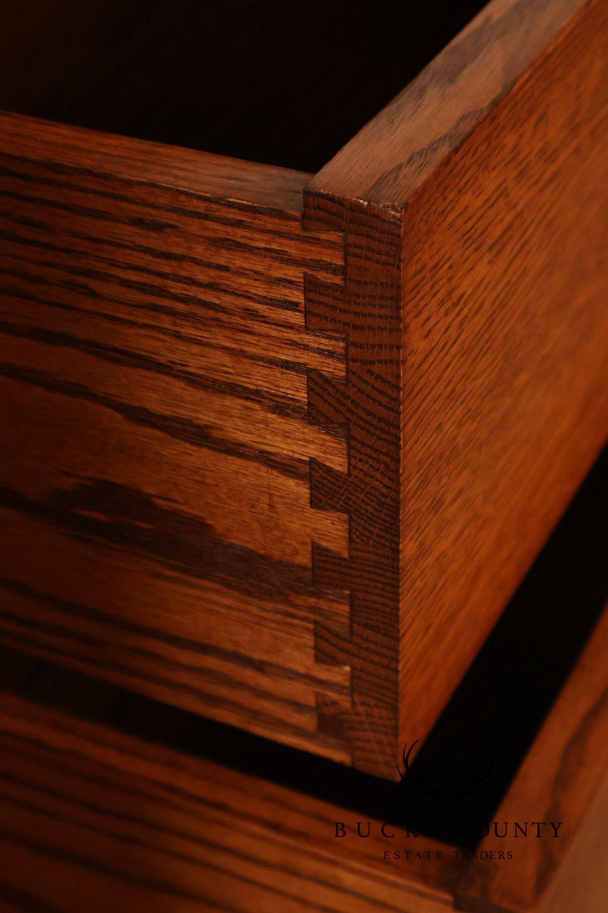 American Arts And Crafts Mission Oak Server Sideboard