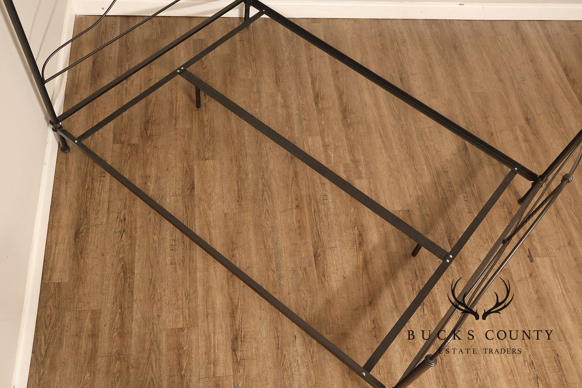 Charles P. Rogers Benicia Foundry & Iron Works Provence Wrought Iron Queen Bedframe