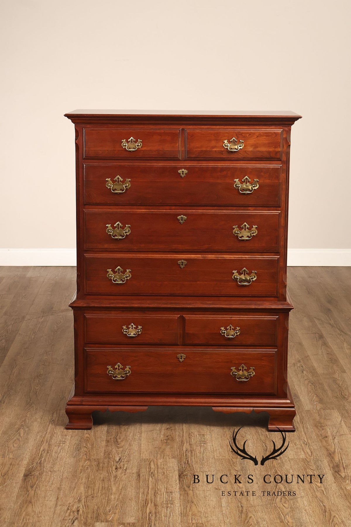 Pennsylvania House Traditional Style Cherry Chest On Chest