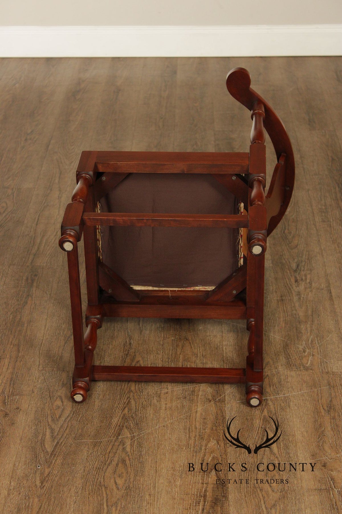 Henkel Harris English Traditional Style Cherry Corner Chair