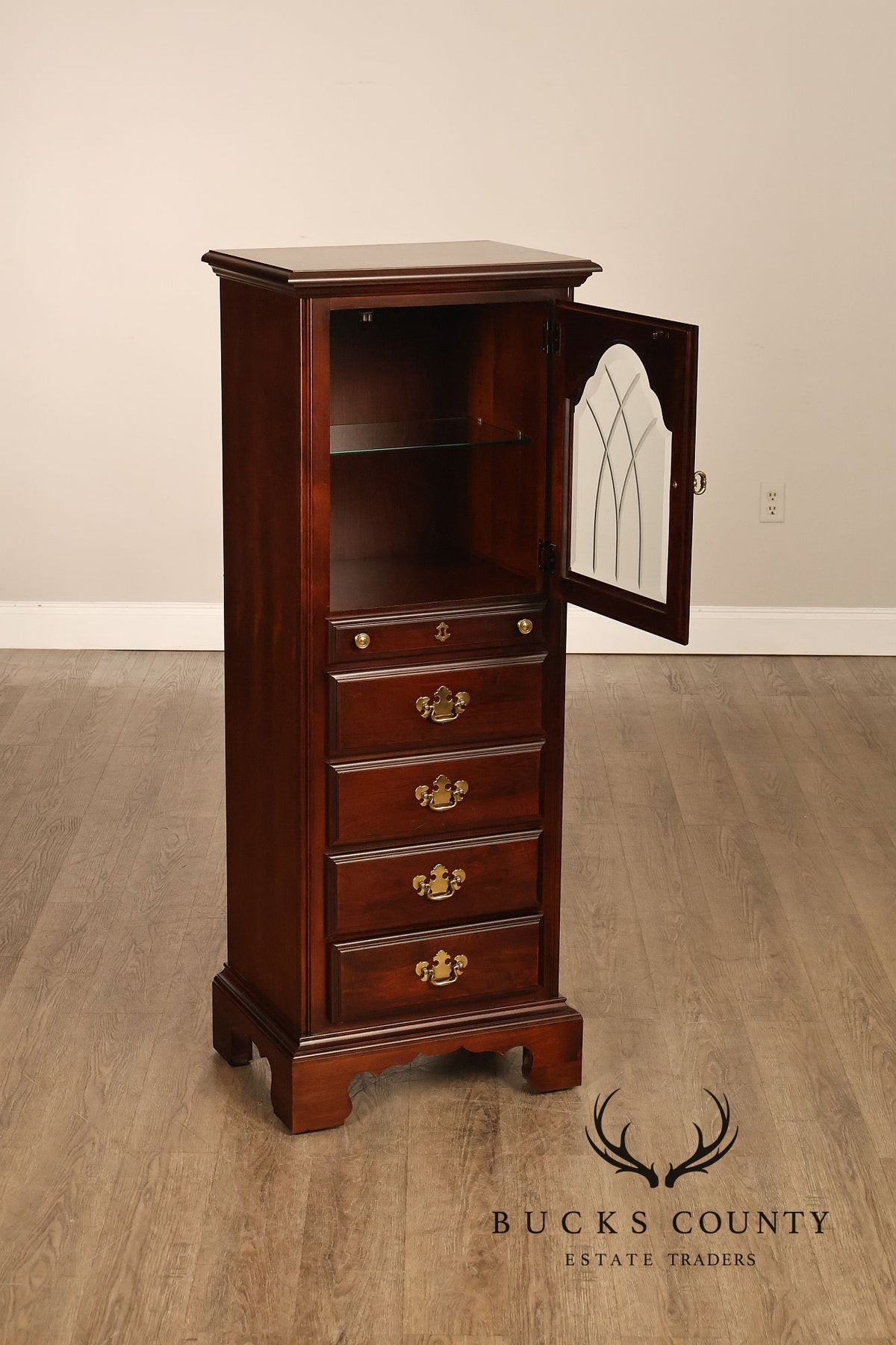 American Drew Cherry Jewelry Cabinet Lingerie Chest