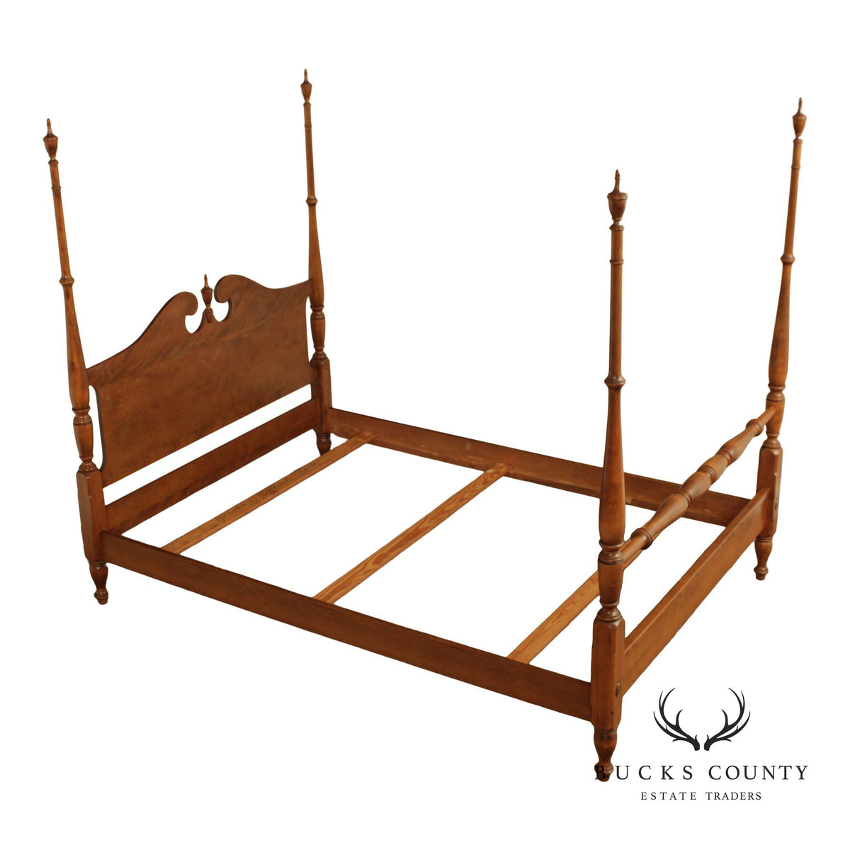 Ethan Allen American Maple Full Size Poster Bed