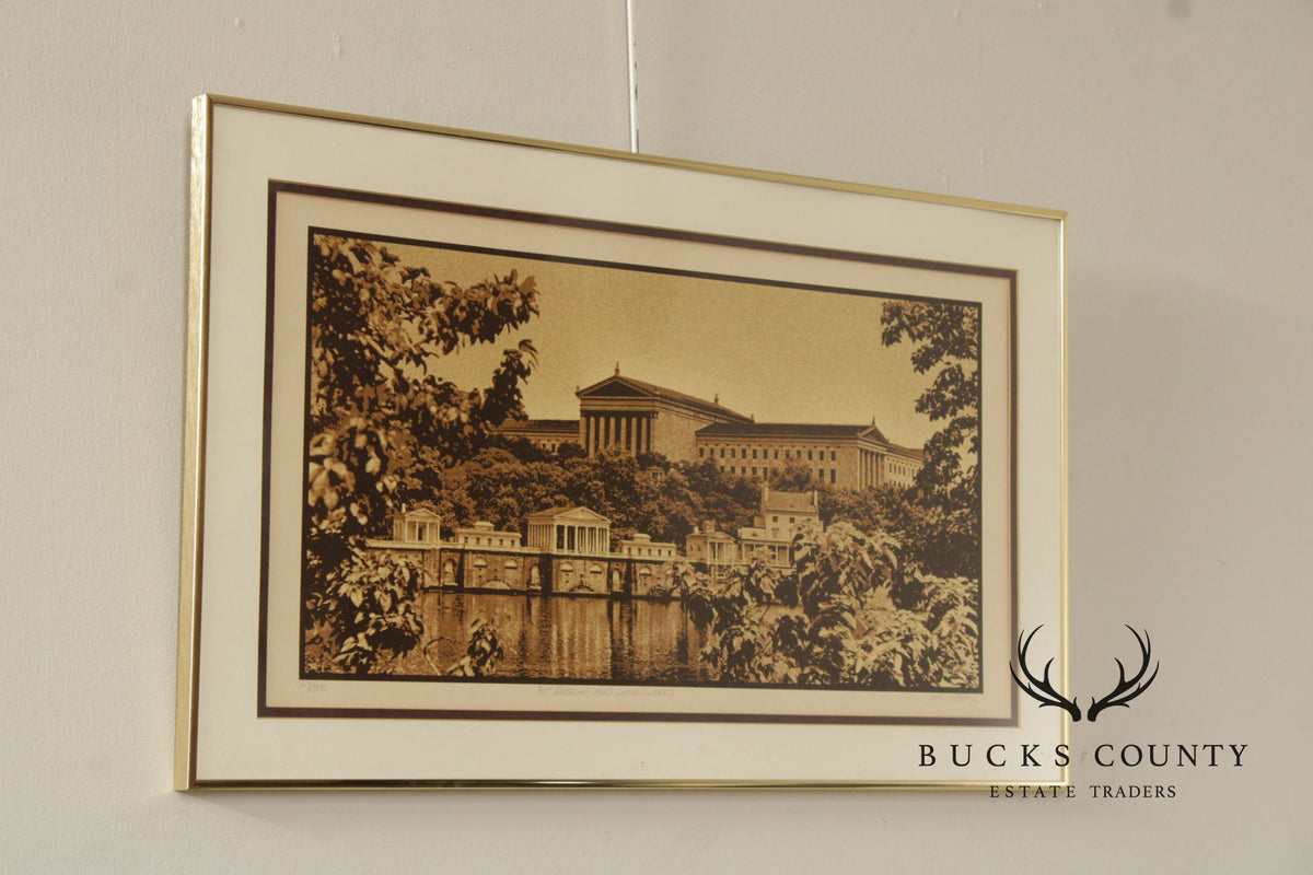 Robert Ehrlich and Linda Sacco 'Art Museum and Waterworks' Print