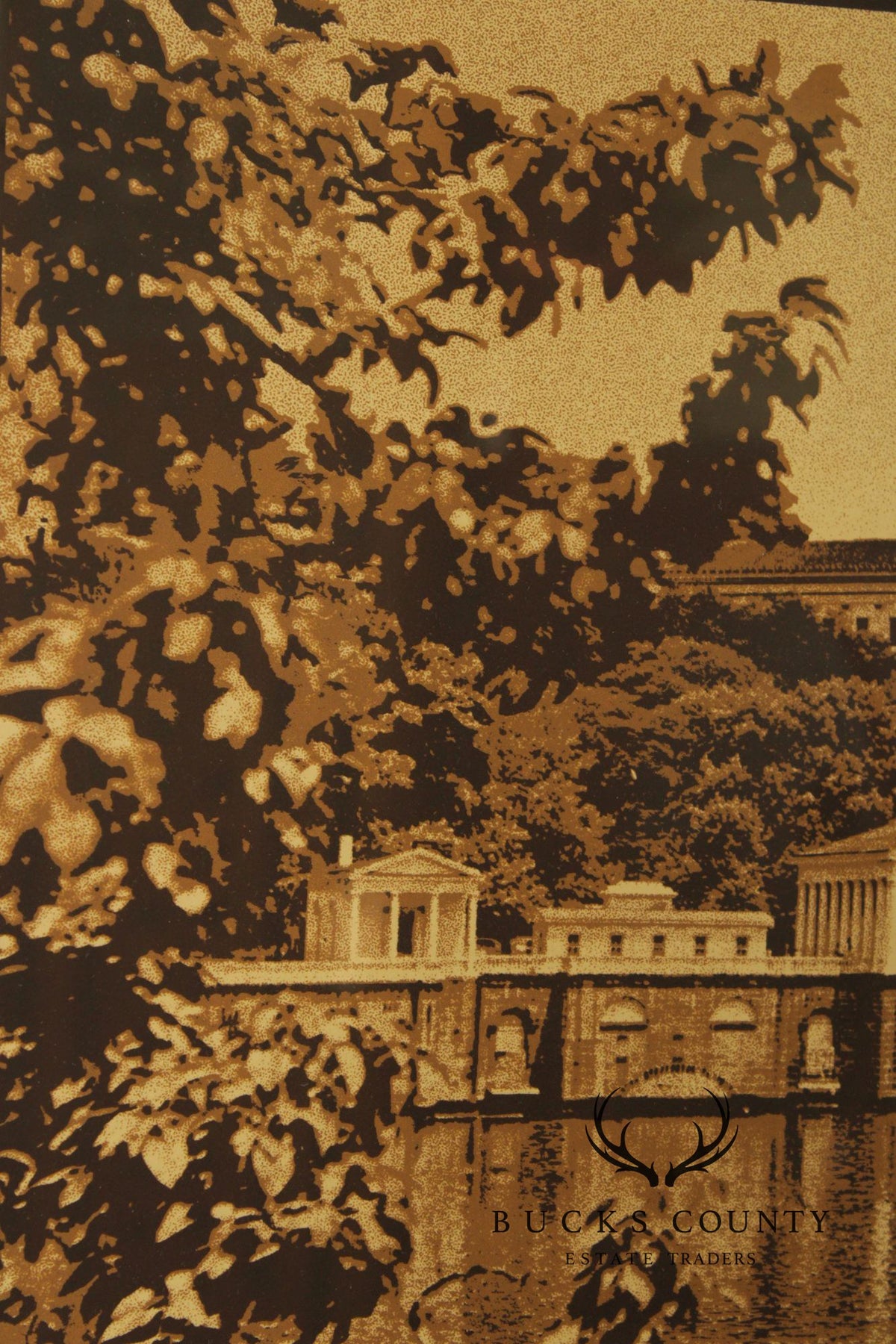 Robert Ehrlich and Linda Sacco 'Art Museum and Waterworks' Print