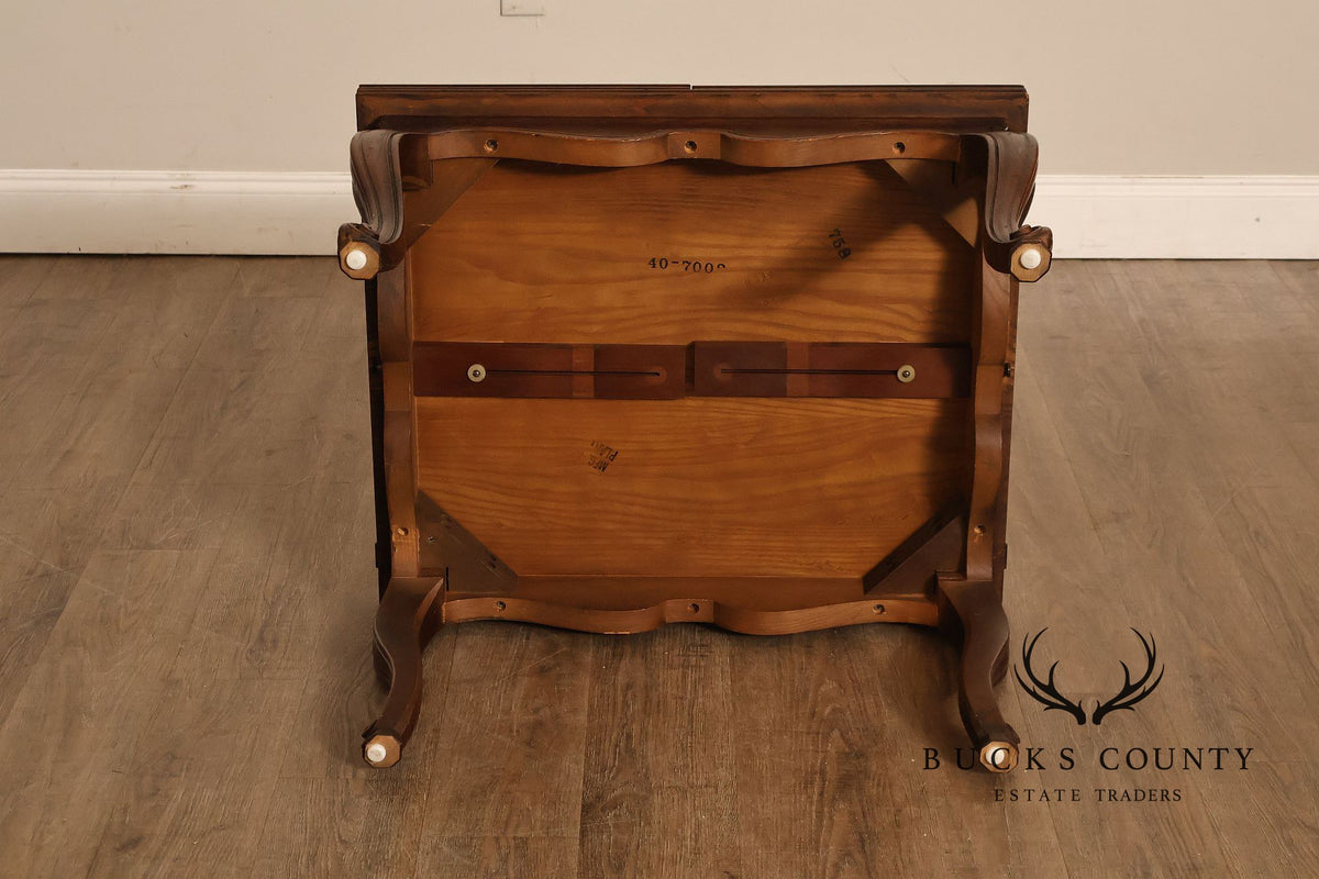 Henredon French Louis XV Style Oak Expanding Coffee Table