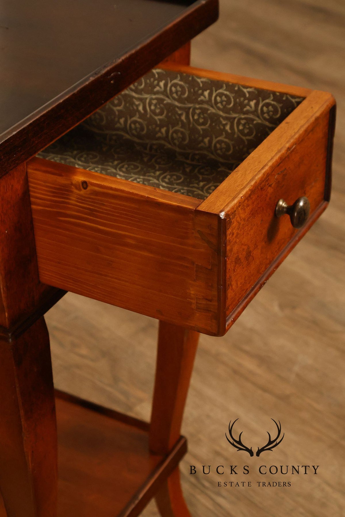 Baker Milling Road Narrow One Drawer. Side Table