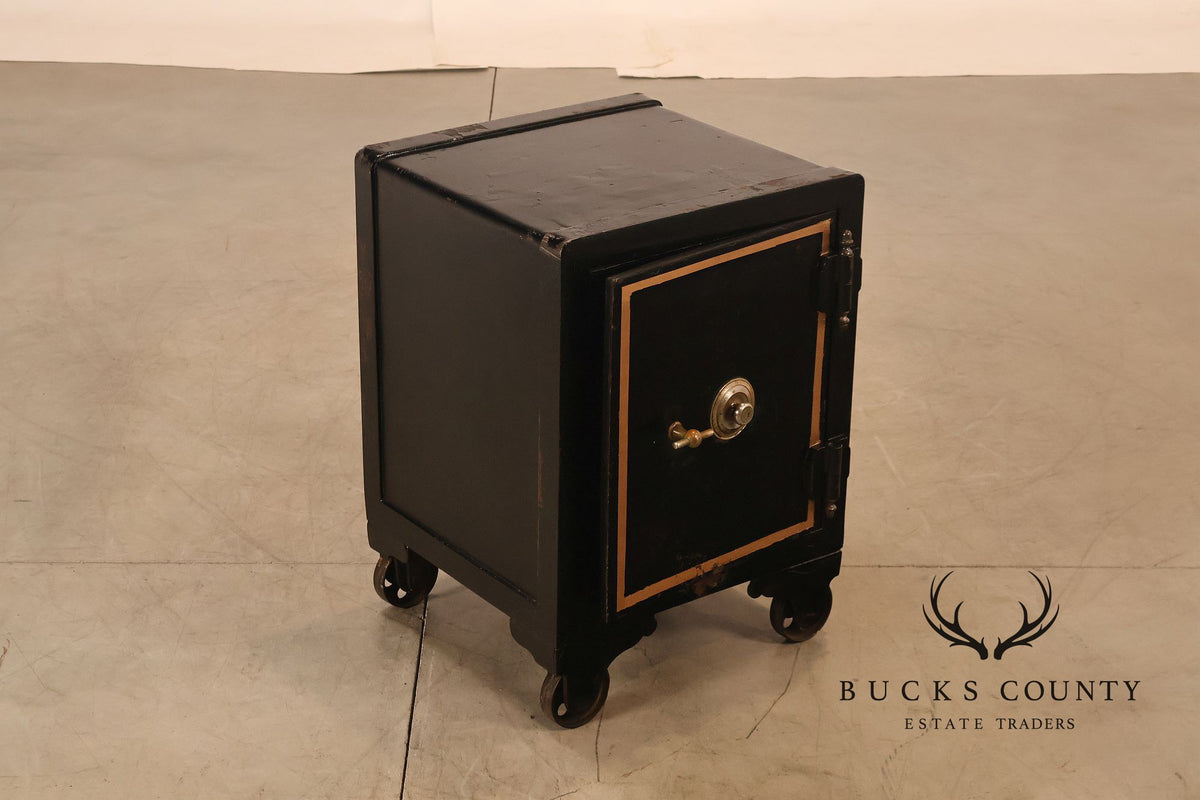 Antique Hassenforder Safe With Combination Lock And Casters