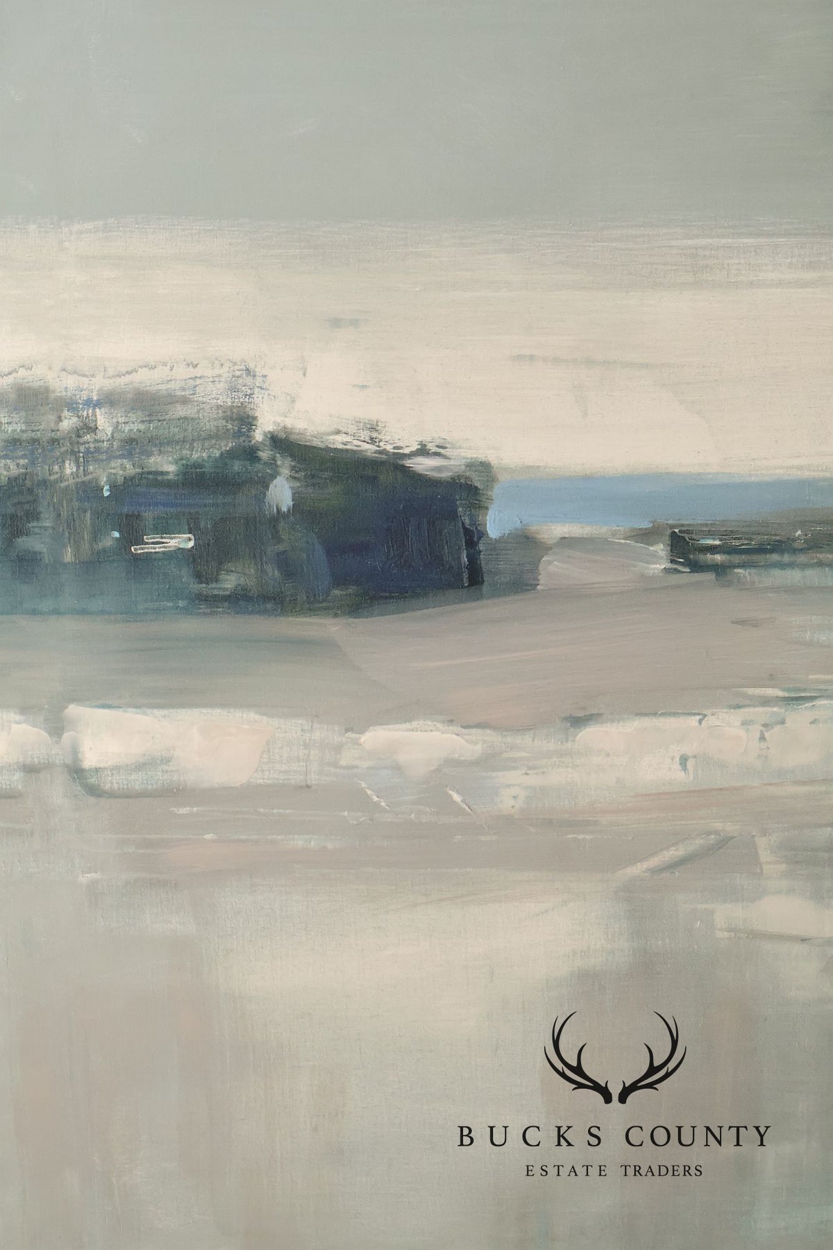 Abstract Ocean Landscape Painting, 'Off the Path'