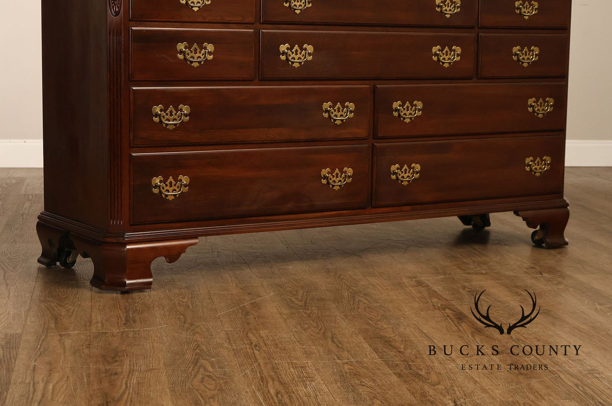 Ethan Allen 'Georgian Court' Cherry Long Dresser
