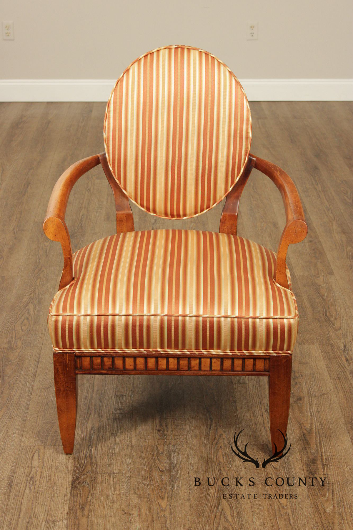 Century Chair Co. Art Deco Style Pair of Armchairs