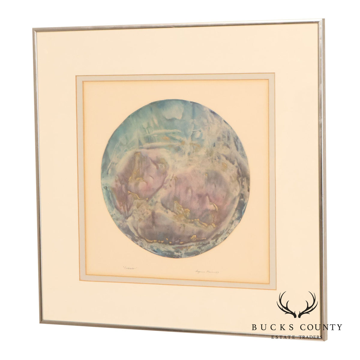 Suzanne Marinell Melted Wax Painting, 'Callisto'