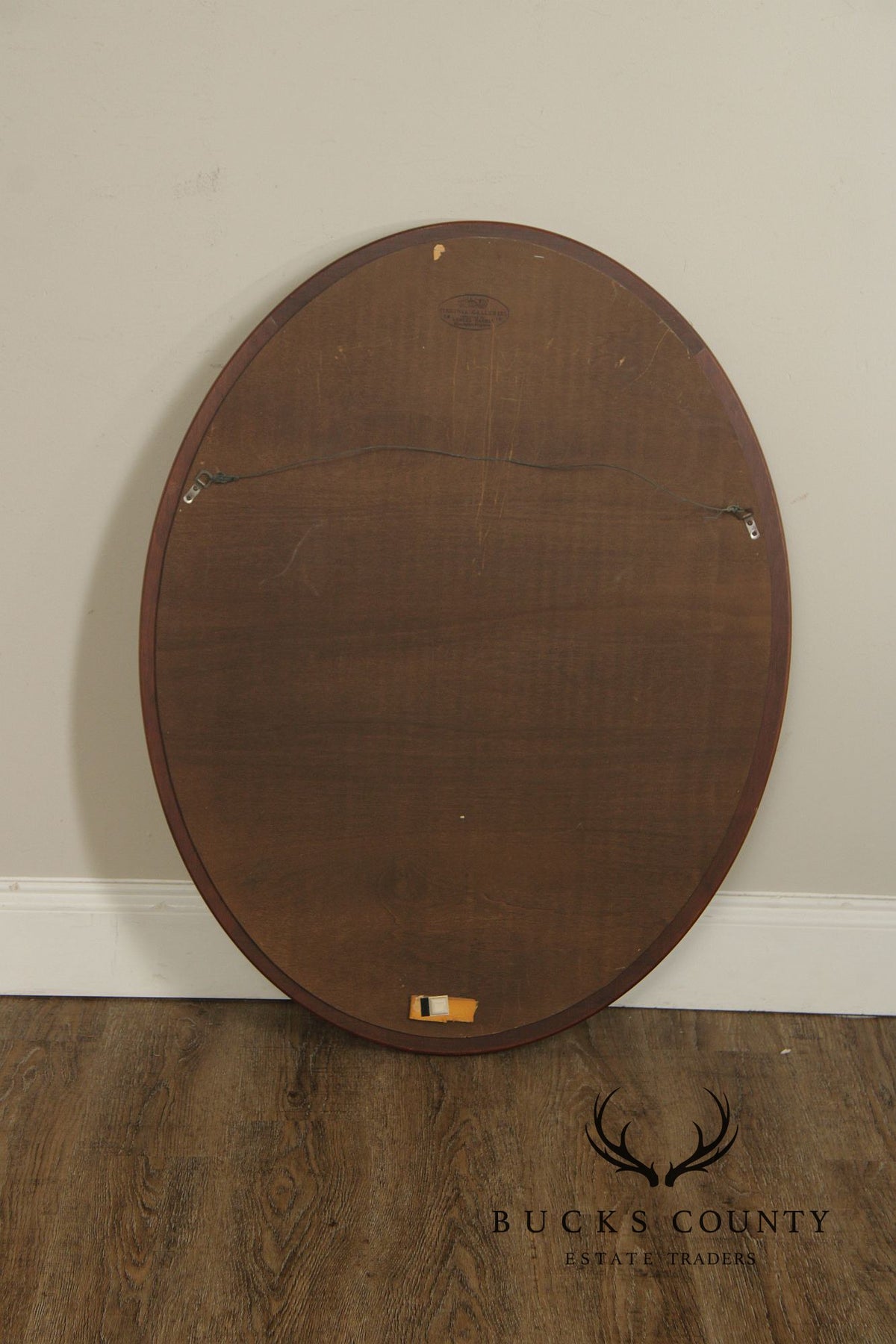 Henkel Harris Oval Cherry Wall Mirror