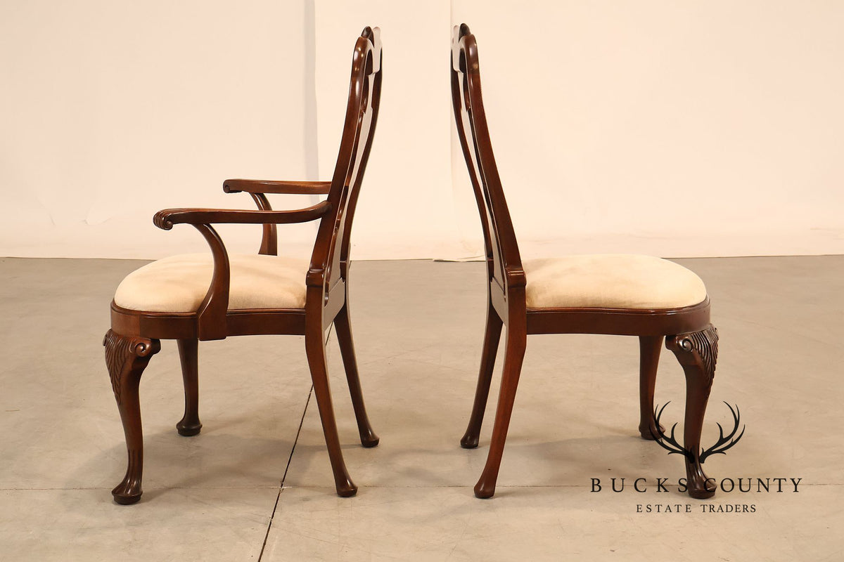 Baker Historic Charleston Reproductions Set of Eight Mahogany Dining Chairs