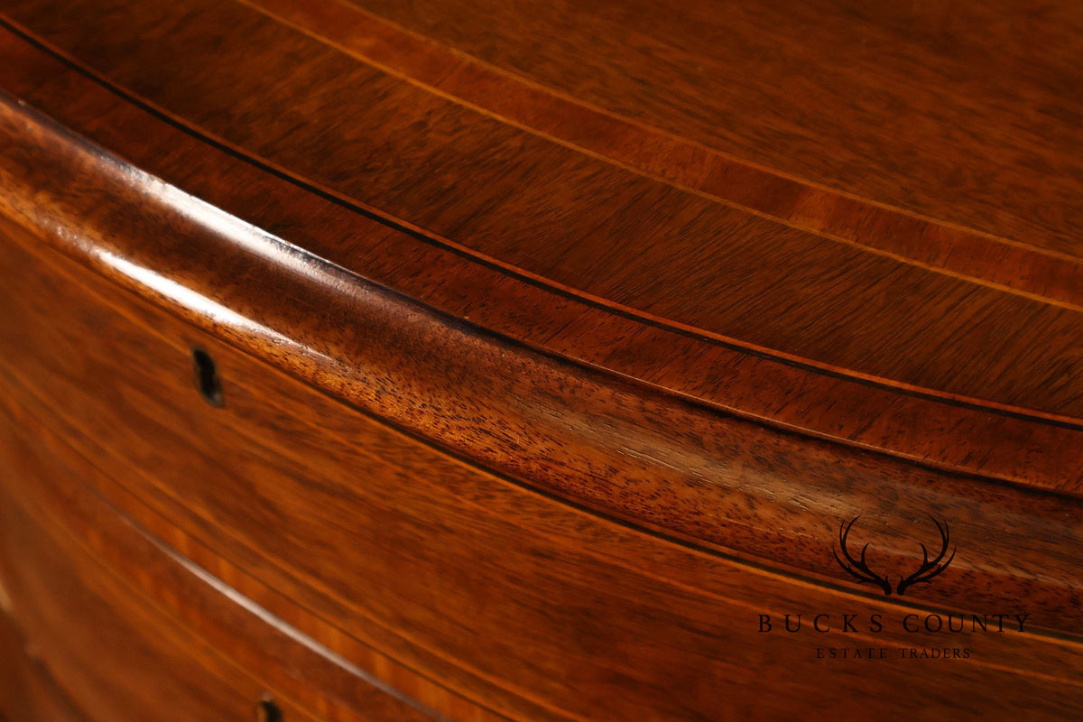 Henredon Historic Natchez Collection Inlaid Mahogany Chest of Drawers