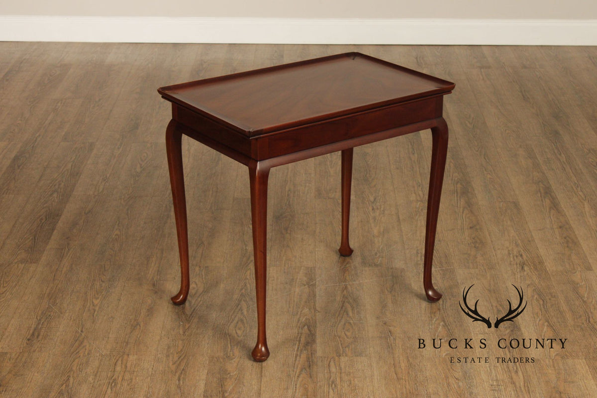 Kindel Winterthur Reproduction Mahogany Side Table