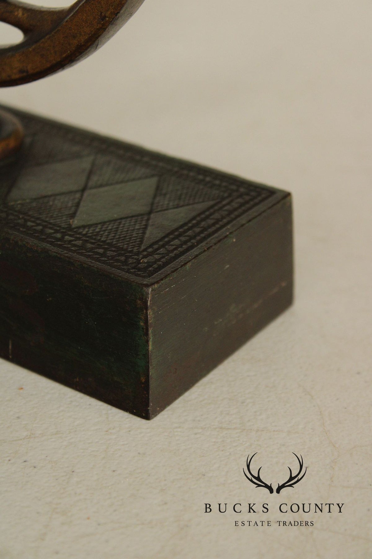 Bradley & Hubbard Art Deco Cast Iron Door Stop