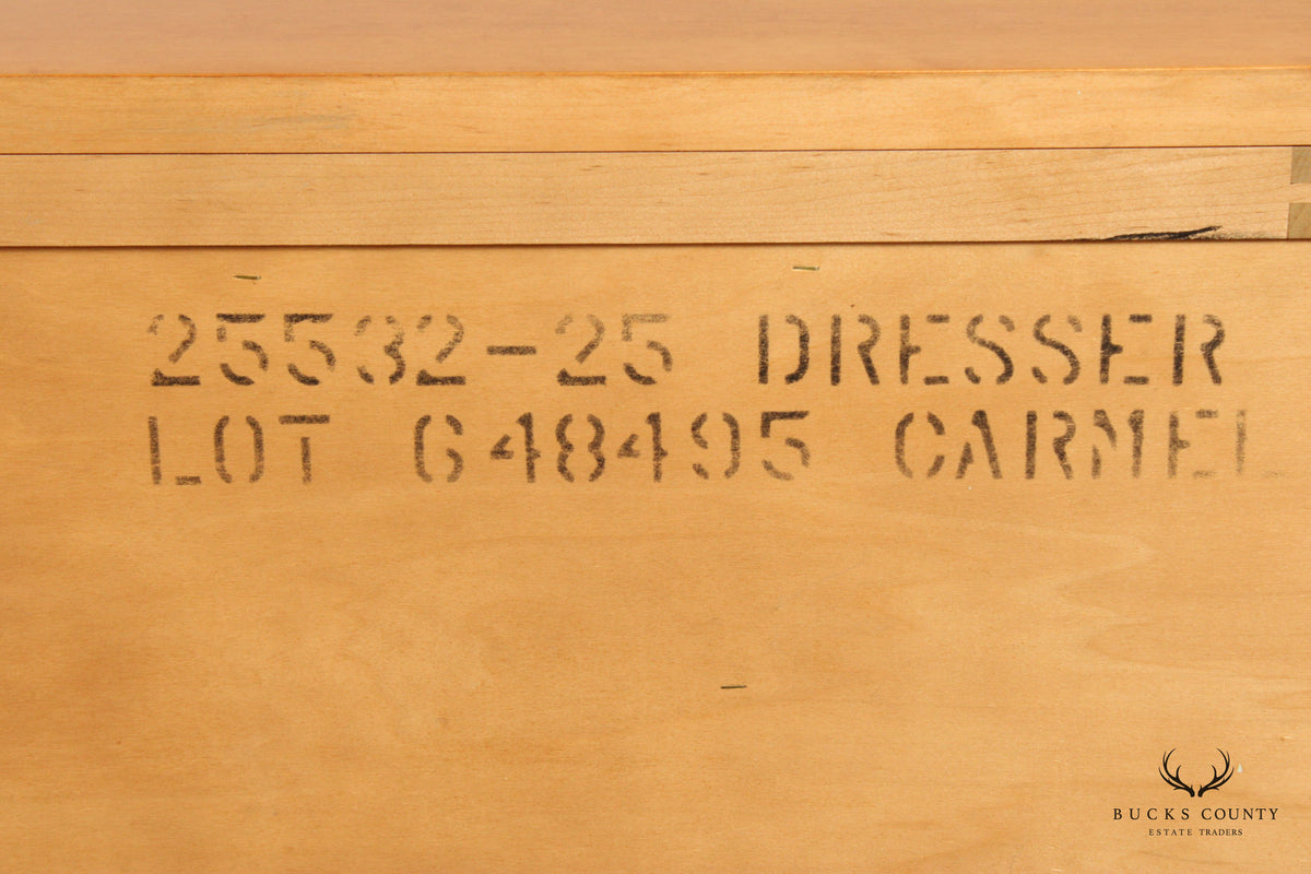 Hickory White Genesis Collection Biedermeier Style Triple Dresser